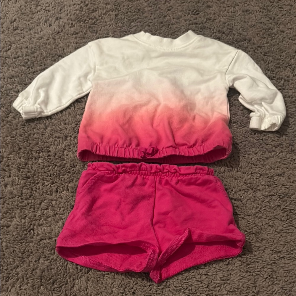 Carter's Pink and White Gradient Set